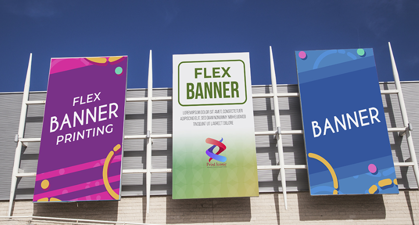 Flex banner printing on the Board